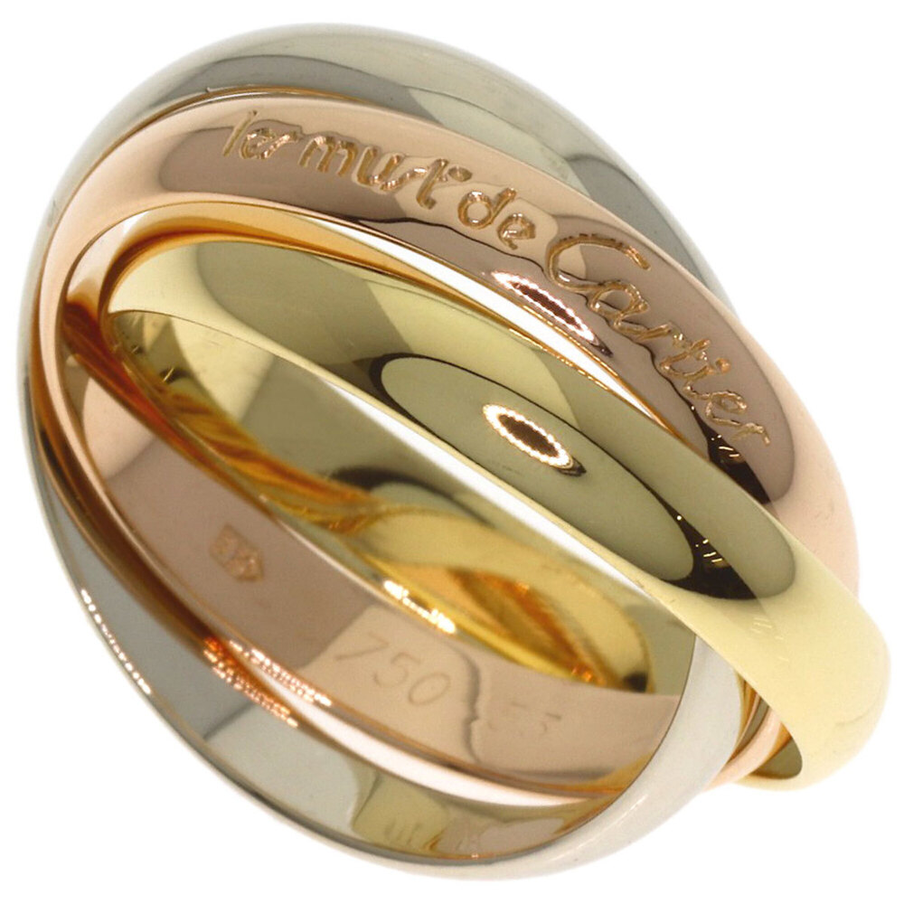 Cartier Trinity #53 Ring - 18K Yellow Gold/18K Pink White Gold Women's CARTIER